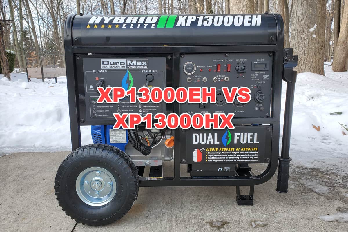 duromax xp13000eh vs xp13000hx 13000 watt dual fuel generators