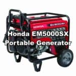 Honda EM5000SX Portable Generator